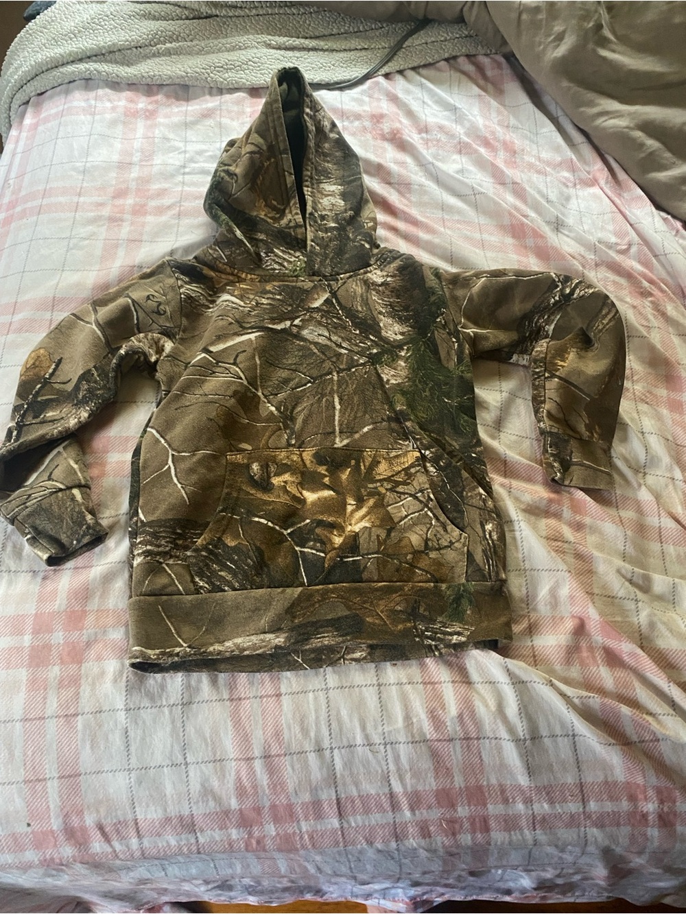 Realtree Kids Camo Hoodie in Brown and Green